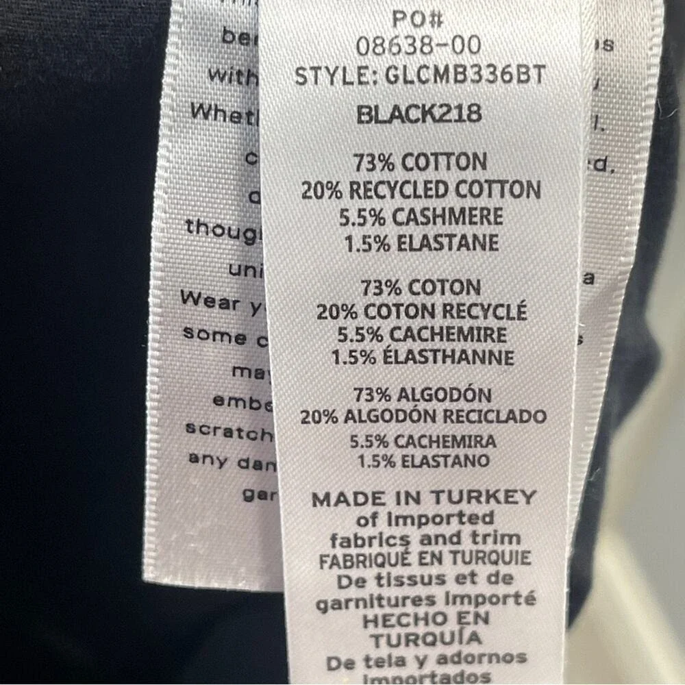 Good American Jeans Good Legs Cropped Mini Boot in Black218